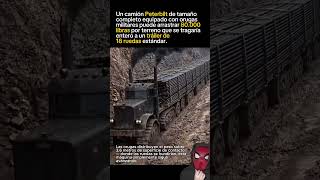 Un Peterbilt con orugas de tanque: arrastra 80.000 libras por terreno que tragaría un camión normal