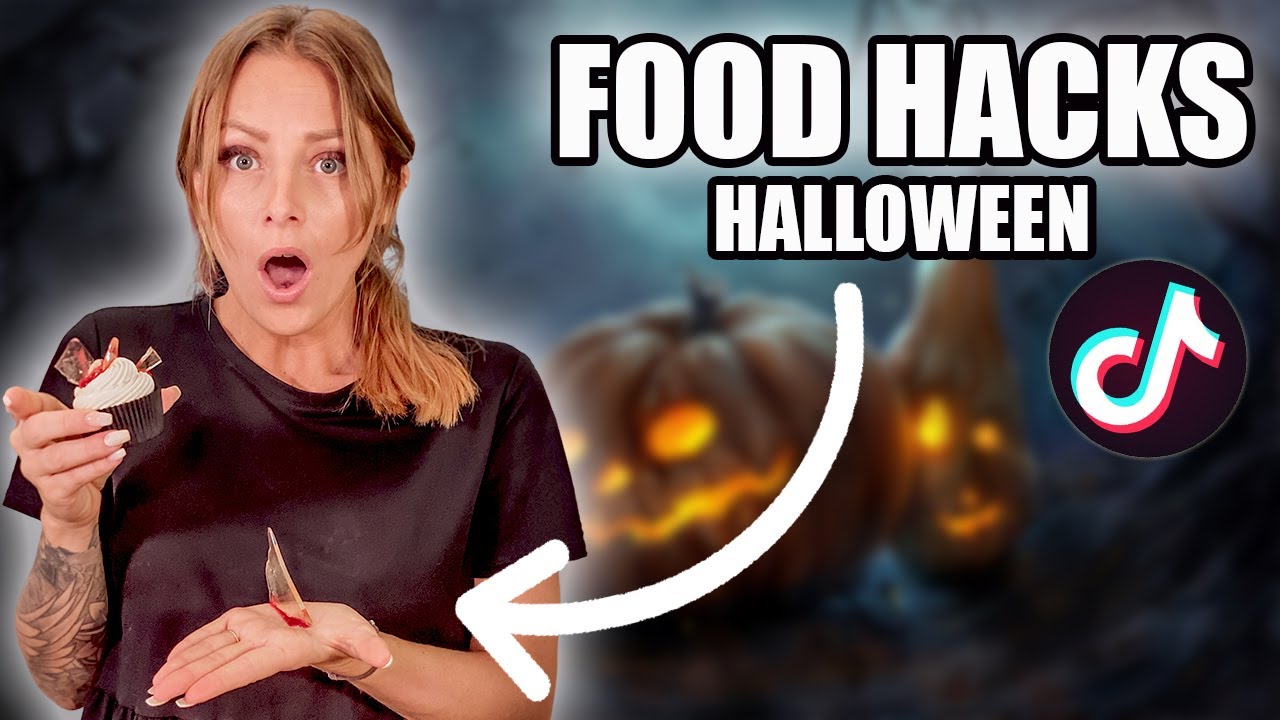 JE TESTE DES FOOD HACKS TIKTOK HALLOWEEN !