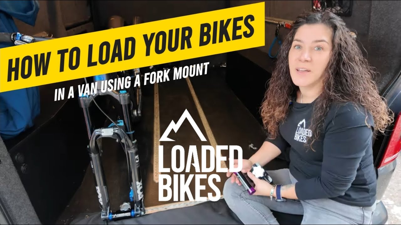 How to load your bikes in a van using a Fork Mount