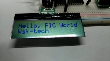 【wak-tech】PICでI2C接続LCDを使う