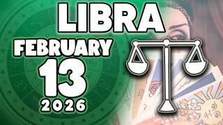 𝐋𝐢𝐛𝐫𝐚 ♎ 🛑WAIT, SOMETHING BIG IS IN THE WORKS💪 Horoscope for today FEBRUARY 13 2026 🔮 #horoscope #new