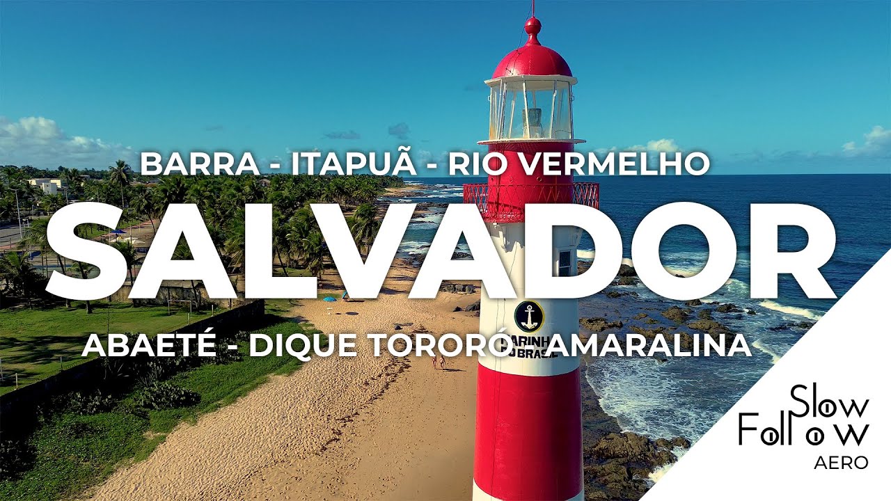 AERO 3 - Primeira Capital do BRASIL - AMADA SALVADOR. BAHIA - BRASIL. 4k Experiência.