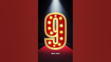 Party Light Countdown | 9 to 0 Timer with Voice for Celebrations #countdown #timer #shorts