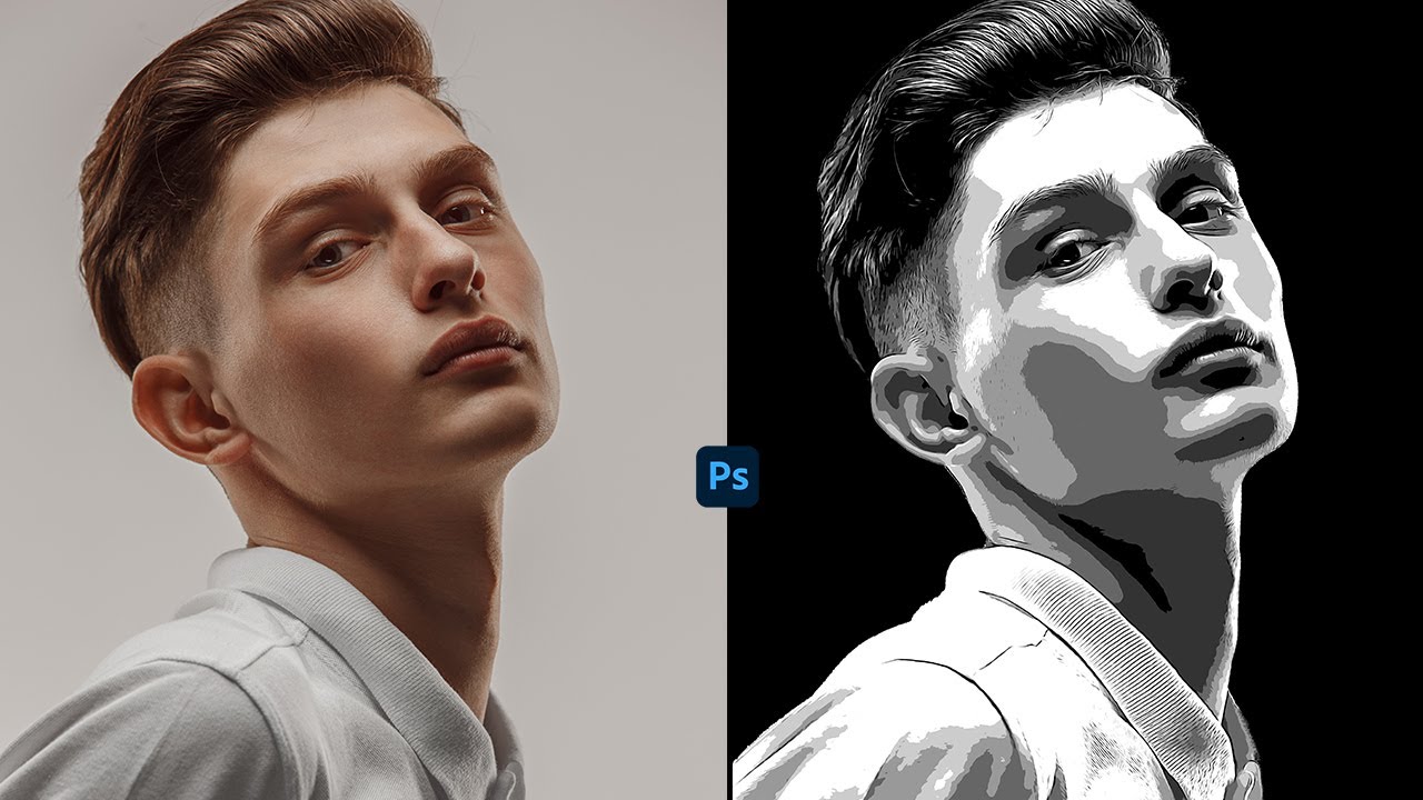 How to Convert Raster Image to Vector In Photoshop | Photoshop tutorial ...