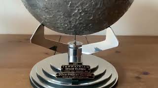 20cm Moon Globe on Aluminium Base (Incl Brass Makers ID Plate)