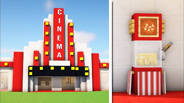 Minecraft: Movie Theater Build Hacks!