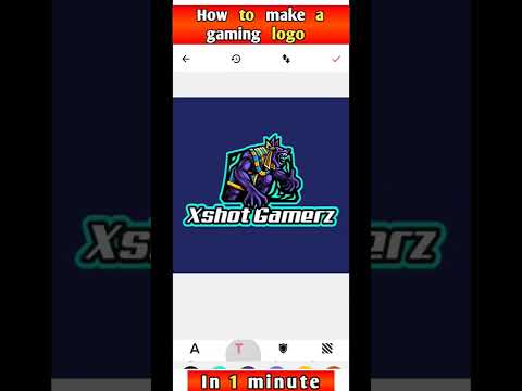 How to make a gaming logo in 1 minute || Esports Gaming logo || Gaming