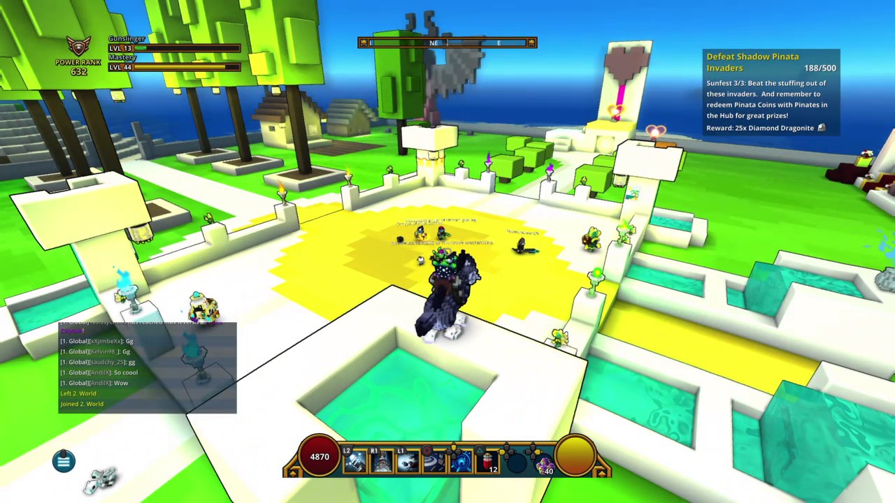 Opening stuff in trove