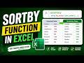 SORTBY Function in Excel | Excel Full Course in Hindi.