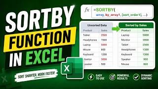 SORTBY Function in Excel | Excel Full Course in Hindi.