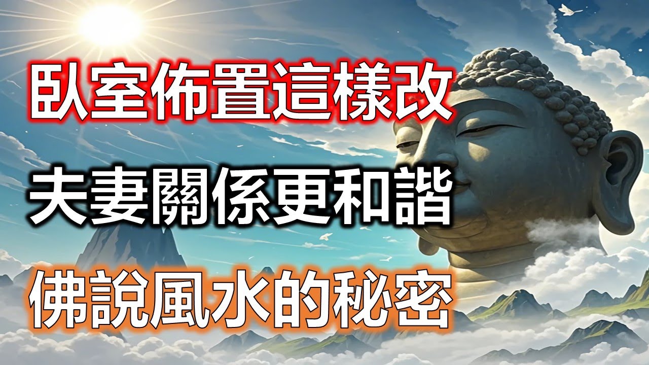 臥室佈置這樣改，夫妻關係更和諧！佛說風水的秘密#風水#因果#智慧