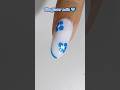 🩵🌼Diy flower nails at home//##diynailart#nails#shorts#nailart2025