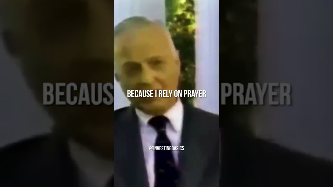 JOHN TEMPLETON: I Pray While Investing