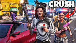 My CRUSH FLIRTED with PLUG.. So I STOLE his SHOTGUN in GTA 5 RP..