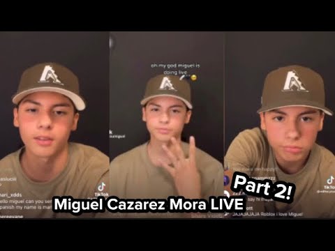 Miguel Cazarez Mora LIVE! 😎 - YouTube