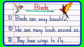 Essay on birds in English 10 lines | 10 lines on birds essay in English | Birds essay writing screenshot 2