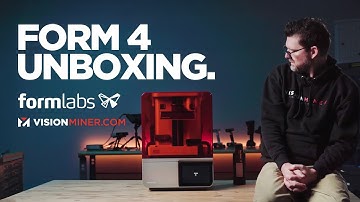 Formlabs Form 4 Unboxing – What’s Inside & First Print Test!