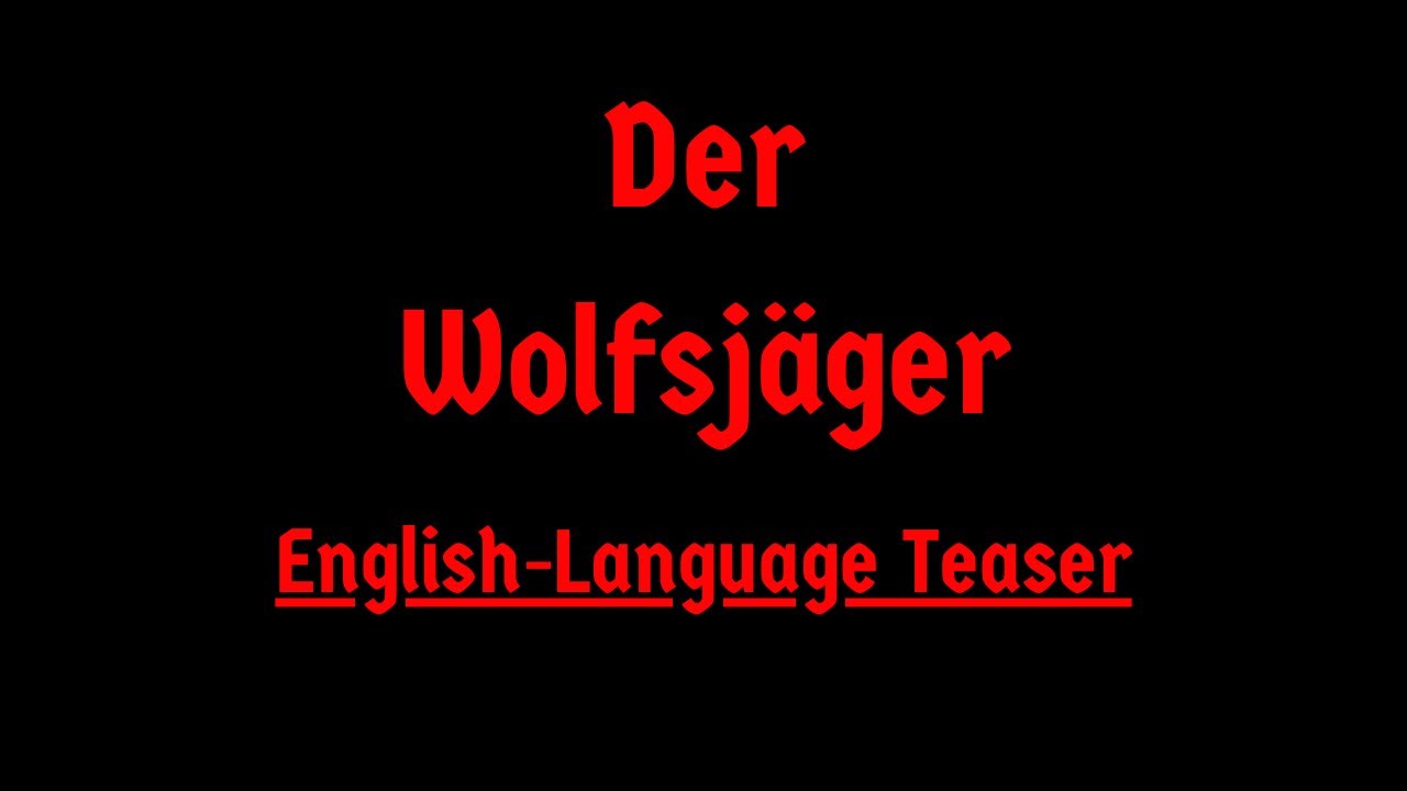 Der Wolfsjäger Sneak Preview: English Version | Audio Roleplay | Werewolf Horror | Coming Soon |