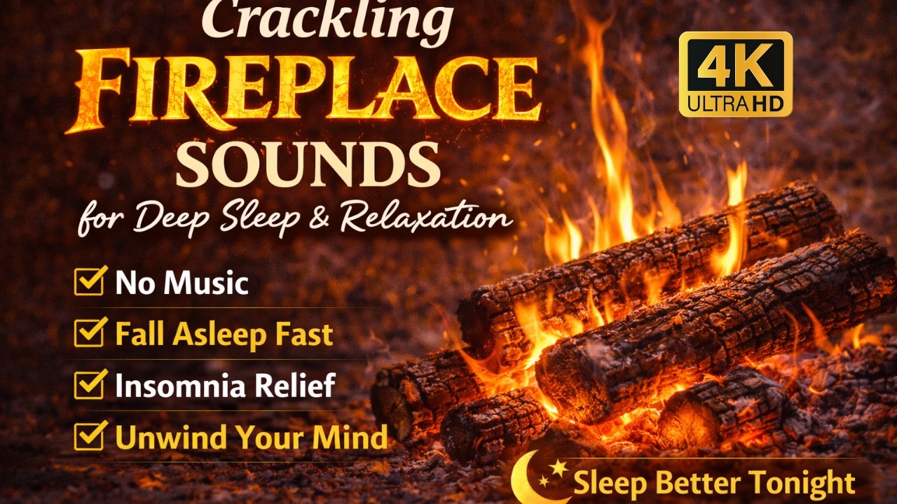 🔥 Warm Fire Sounds for Peaceful Sleep