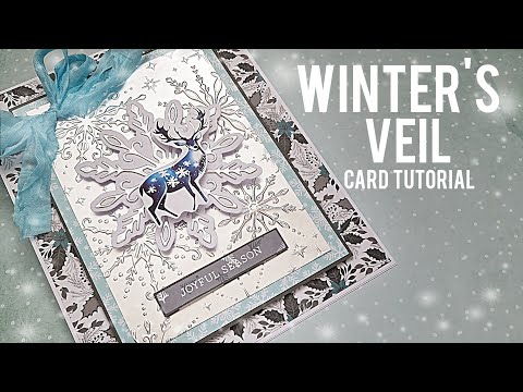Winter's Veil Card Tutorial | Joyful Season Card