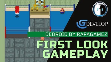 Gdevelop FREE VISUAL Game Engine Examples: DEDROID by RAPAGAMEZ