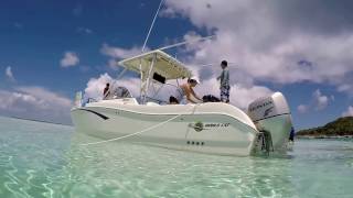 Nassau to Exuma Shroud Cay World Cat 250DC Timelapse Gopro