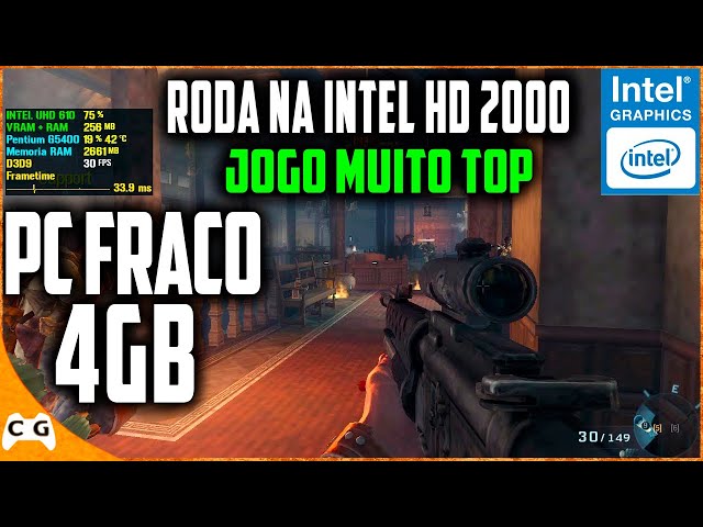 Top 4 Jogos de FPS Para PC Fraco Sem Placa de Vídeo 2gb de RAM