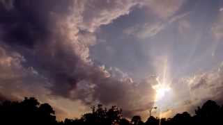 Summer Storm Clouds in Spring - A Tranverse Timelapse Experiment