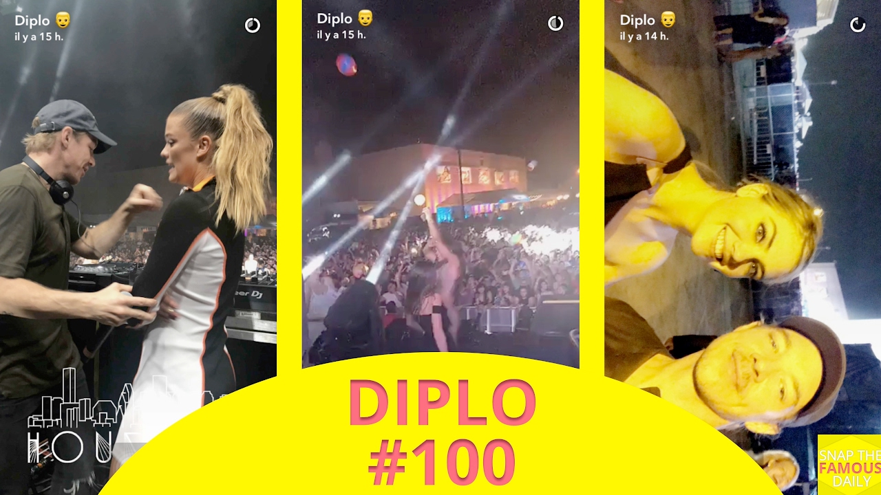 Diplo mixing in Houston snapchat february 18 2017 YouTube