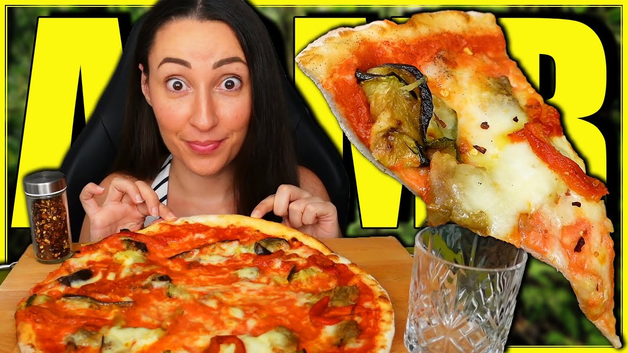 ASMR PIZZA ROMANA MUKBANG (EATING SOUNDS) NO TALKING | FABIOLA GENOVESE ASMR