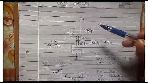 Operation of VTC curve of cmos inverter with simulation1605005 &1605007