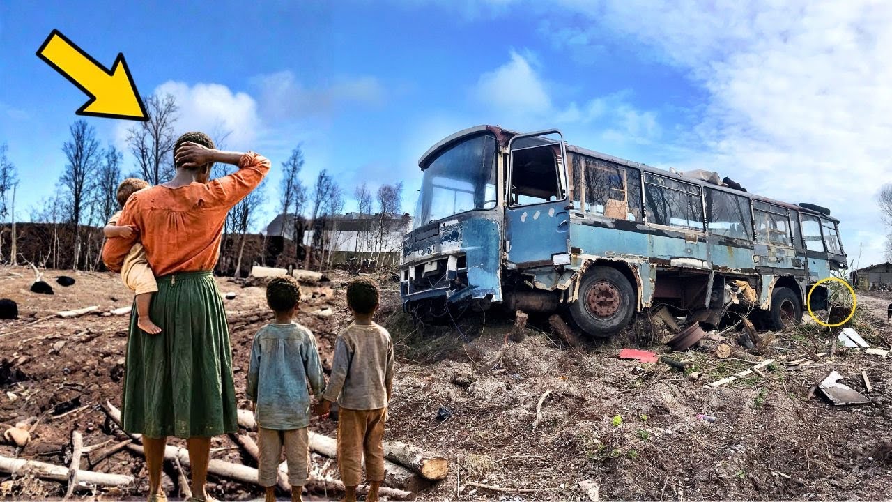 Para La Viuda, La Familia Solo Le Dejó Un Autobús Que Nadie Quería — Pero Cuando Intentó Encenderlo