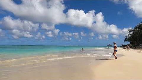 Go Walking!  Beautiful Kailua Beach. Kailua, Oahu, Hawaii