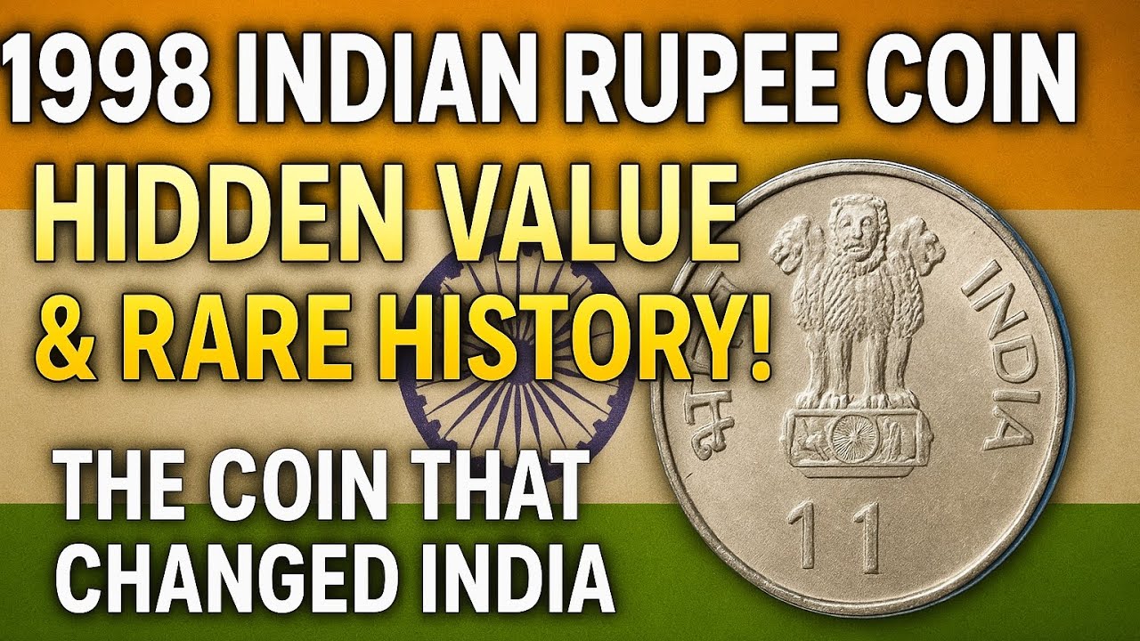 “1998 Indian Rupee Coin – The Hidden Story of India’s Transformation 🇮🇳”