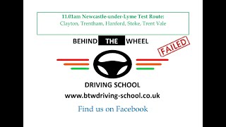 11.01am Newcastle-under-Lyme Test Route: Clayton, Trentham, Hanford, Stoke, Trent Vale