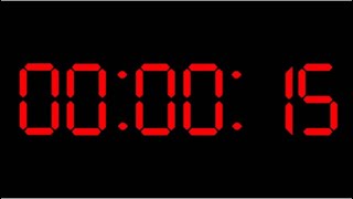 15 Second Countdown Timer with Alarm - Digital Clock - Retro Westclox Net Worth