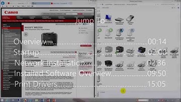 Canon MAXIFY MB2020 Software & Network Installation