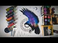 Eagle Spirit - Spray Paint Art -by Antonipaints