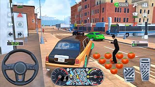 깨진 럭서스 리무진 뉴욕시에서 비행 - Taxi Sim 2022 Android 게임 플레이 비디오 screenshot 4