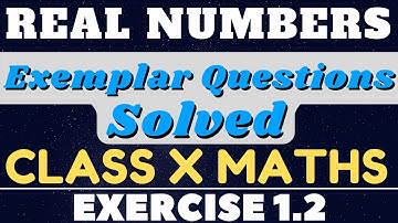 Real Numbers NCERT Exemplar Questions Solution || CBSE 10 Maths || Exercise 1.2
