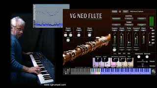 VG Neo Flute Virtual Instrument, vst, au plugins, standalone application for Mac and PC. Woodwind. screenshot 2