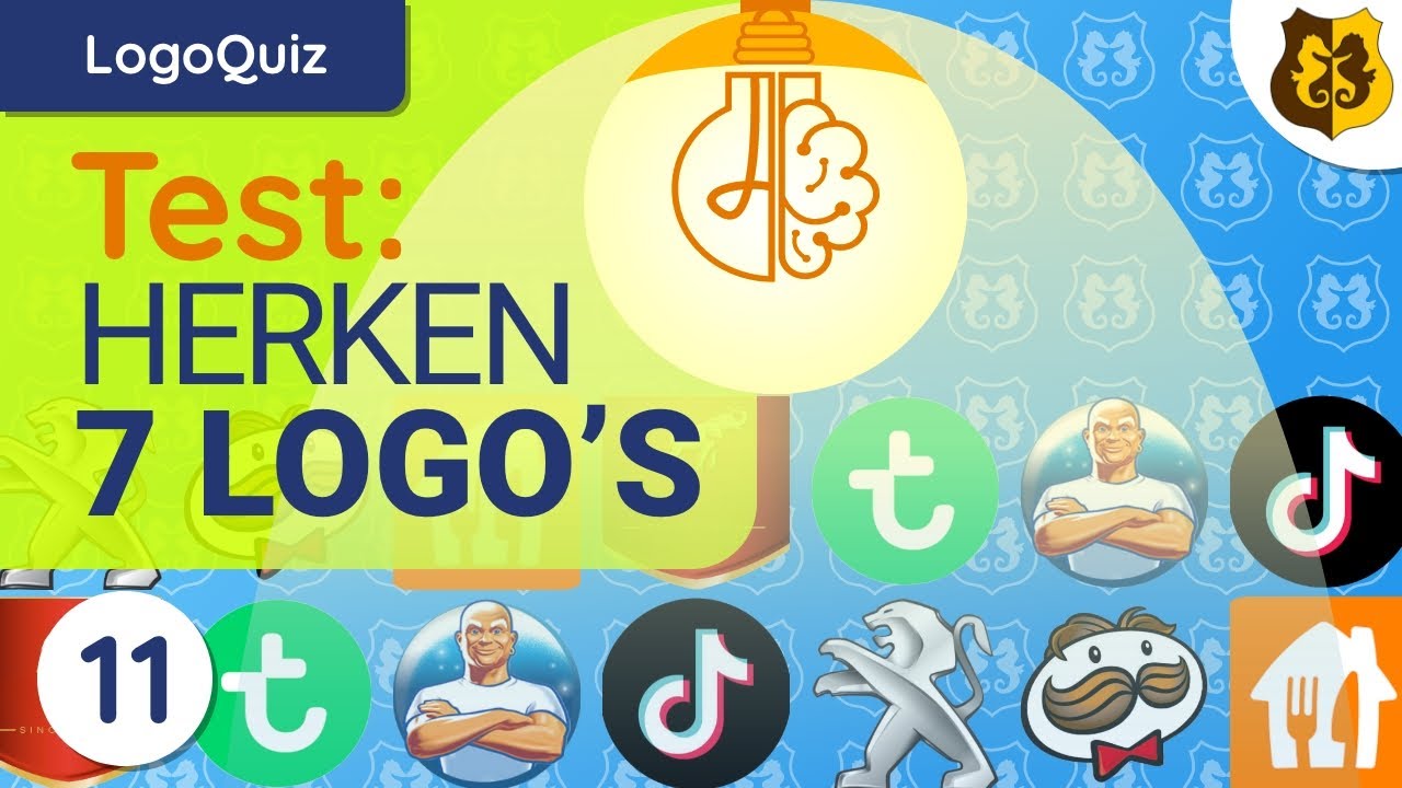 LogoQuiz 11 | Bekende logo's - test je geheugen - welke merken zoeken