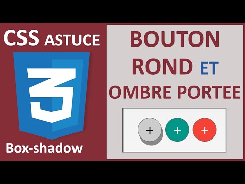Round buttons and drop shadows with CSS styles