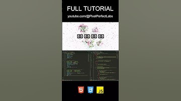 🎉 Confetti Blast with Flip Clock Countdown! ⏳ | Fun JavaScript Project #Shorts