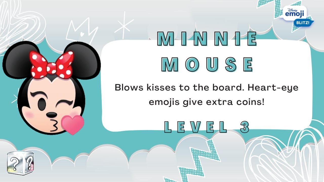 Disney Emoji Blitz Minnie Mouse (Level 3) Mickey and Friends YouTube