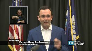 04/01/20 Mayor John Cooper News Conference