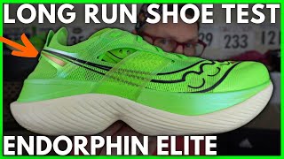 SAUCONY ENDORPHIN ELITE - Long Run Shoe Test - The BEST & MOST VERSATILE SHOE of 2023? | EDDBUD
