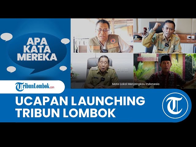 Ucapan Launching Tribun Lombok class=