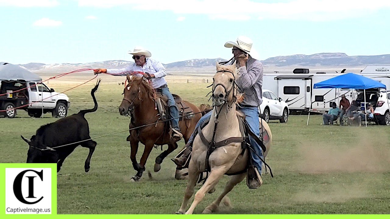 Pasture Team Roping Round 2 - 2024 Tom Horn Days Cowboy Rendezvous ...