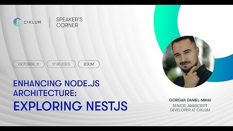Enhancing Node.js Architecture: Exploring NestJS